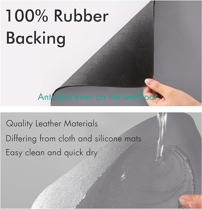 Quick-Drying Kitchen Mat-Black
