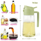 2-in-1 Oil Dispenser For Kitchen 500ml