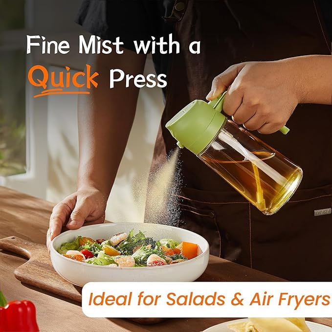 2-in-1 Oil Dispenser For Kitchen 500ml