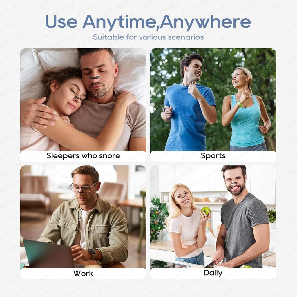 Magnetic Nose Strips for Breathing